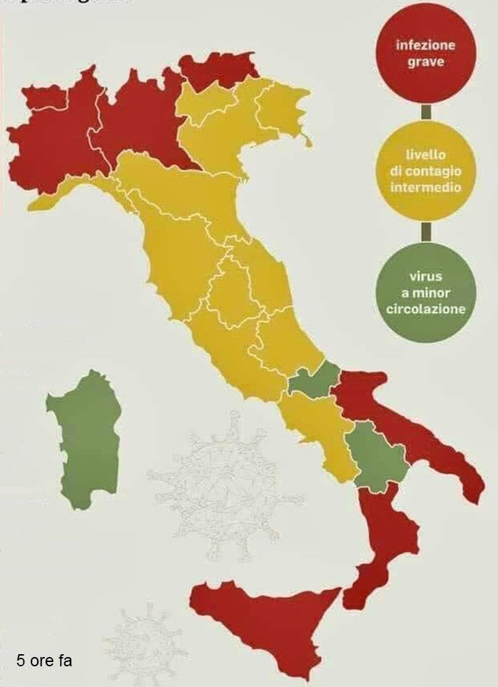 Italia 5 ore fa italia divisa